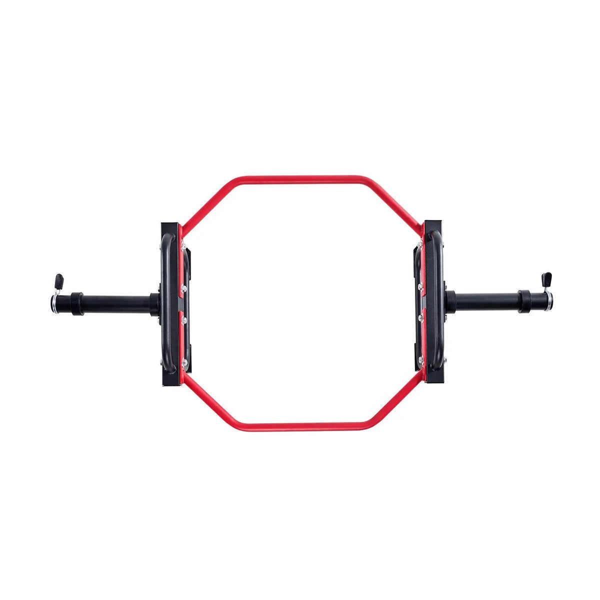 Red Hexagonal Steel Trap Bar With Sleeves