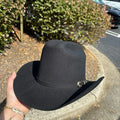 Black Felt Western Hat with Metal Buckle