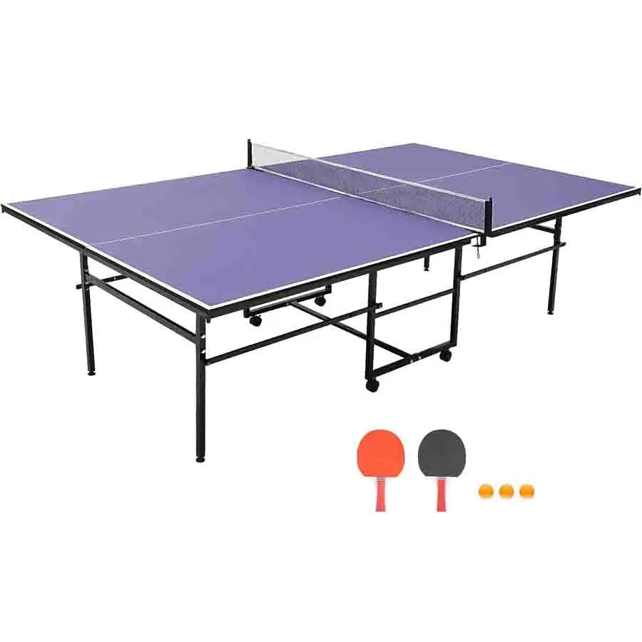 Folding Table Tennis Table With Paddles and Balls