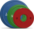 Colour-Coded Rubber Barbell Change Plates