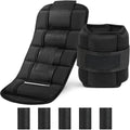 Black Padded Adjustable Ankle Weight Straps